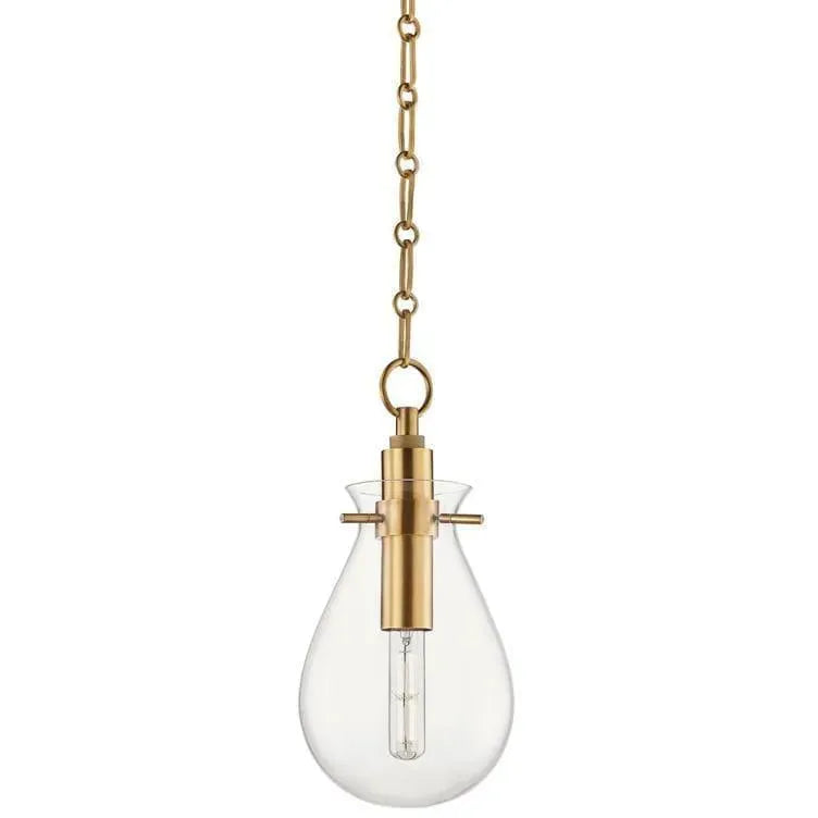 Hudson Valley Lighting - Ivy Pendant - BKO101-AGB | Montreal Lighting & Hardware