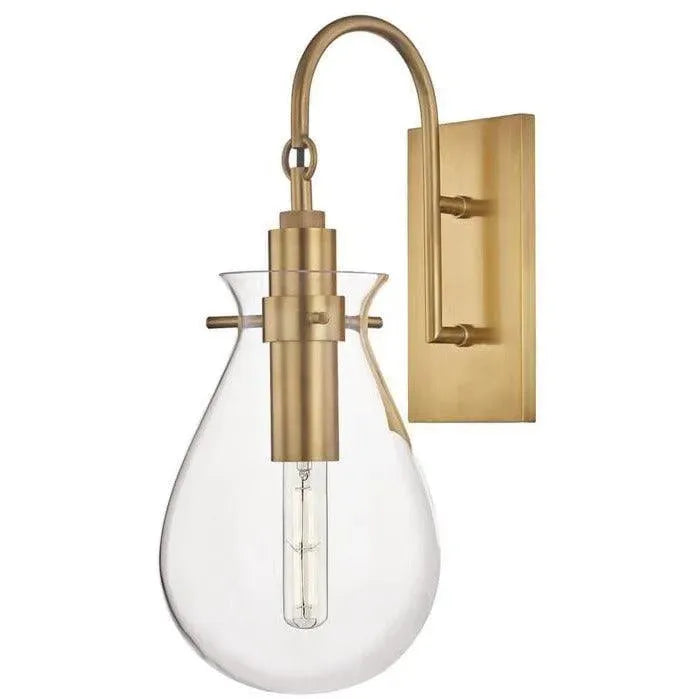 Hudson Valley Lighting - Ivy Wall Sconce - BKO100-AGB | Montreal Lighting & Hardware
