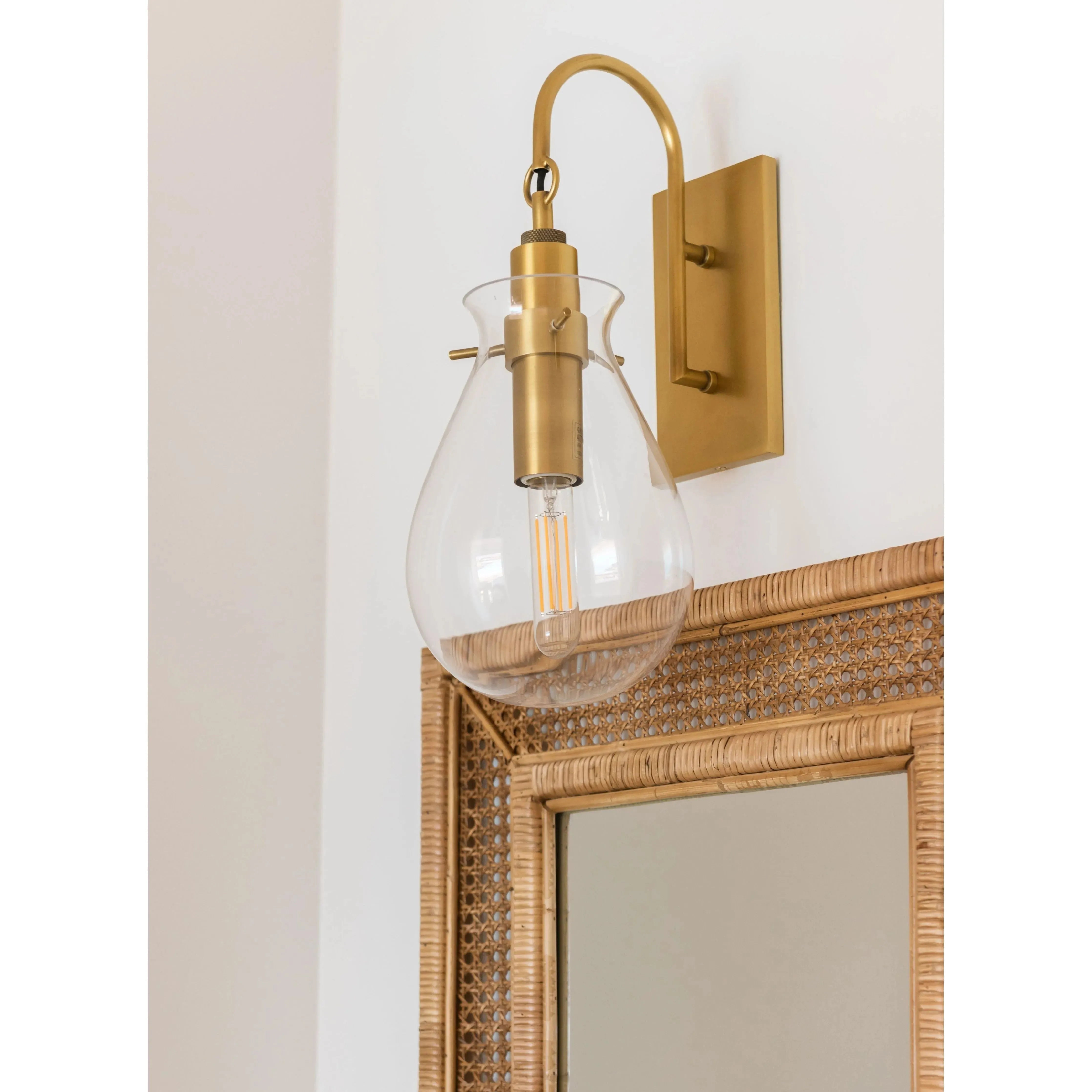 Hudson Valley Lighting - Ivy Wall Sconce - BKO100-AGB | Montreal Lighting & Hardware