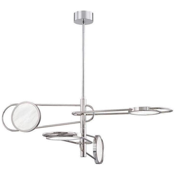 Hudson Valley Lighting - Jervis Three-Tier Pendant - 8724-BN | Montreal Lighting & Hardware