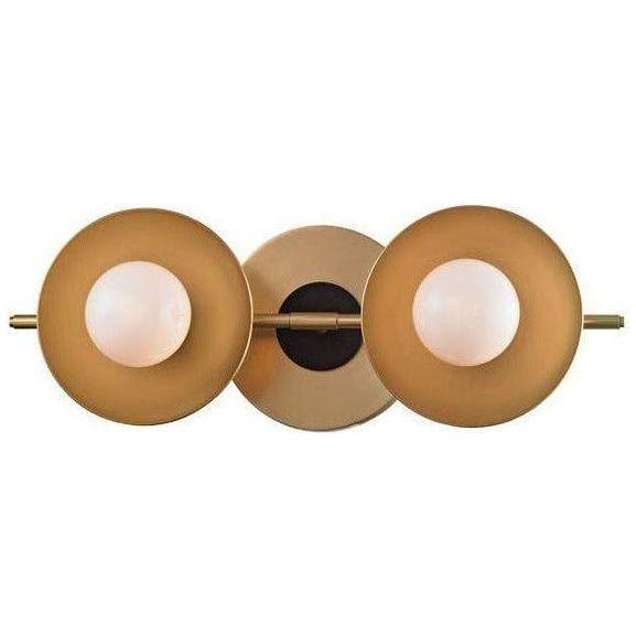 Hudson Valley Lighting - Julien Bath Vanity - 9802-AGB | Montreal Lighting & Hardware