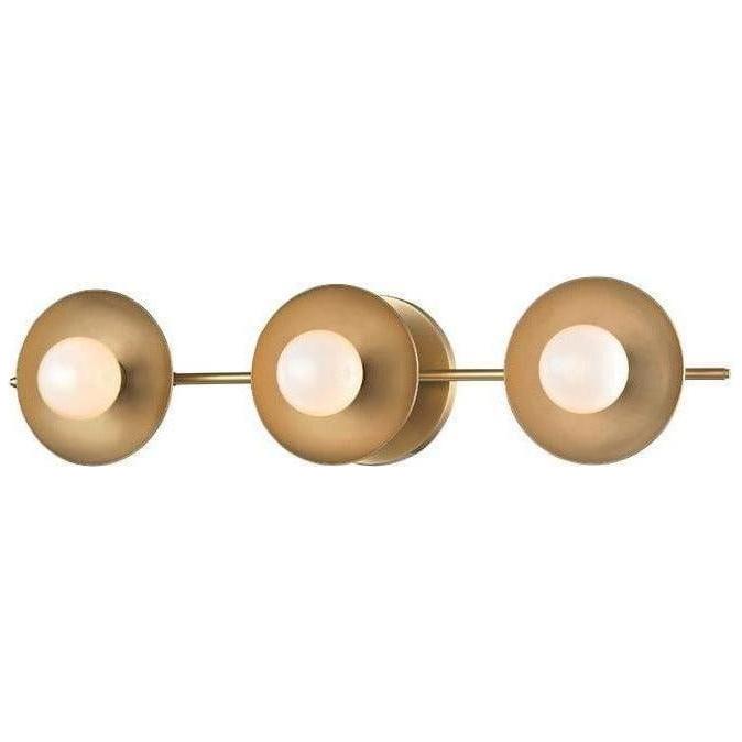 Hudson Valley Lighting - Julien Bath Vanity - 9803-AGB | Montreal Lighting & Hardware