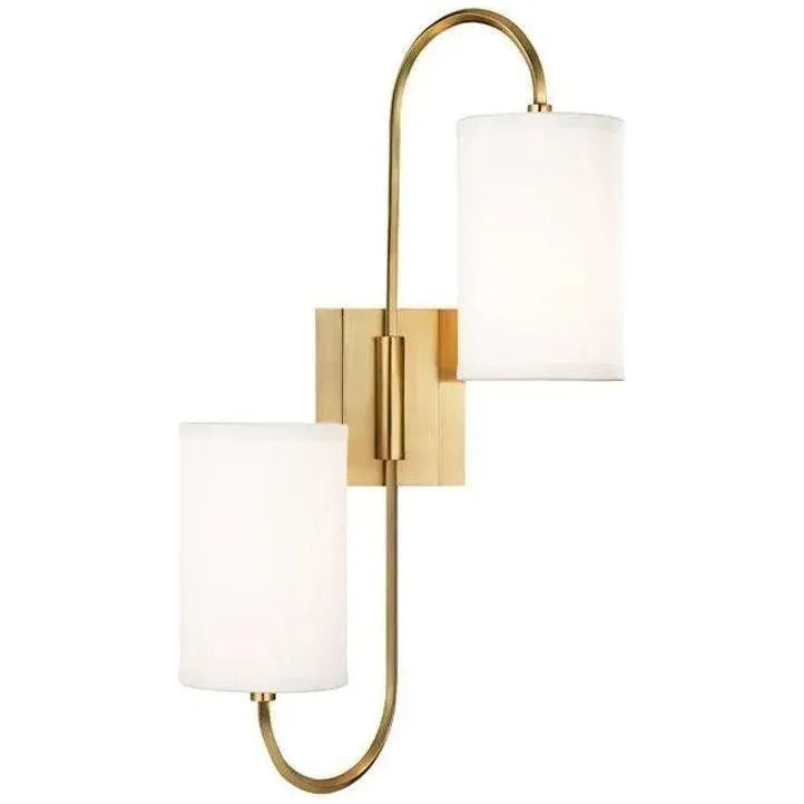 Hudson Valley Lighting - Junius Wall Sconce - 9100-AGB | Montreal Lighting & Hardware