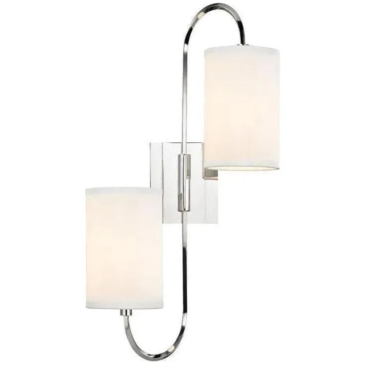 Hudson Valley Lighting - Junius Wall Sconce - 9100-PN | Montreal Lighting & Hardware