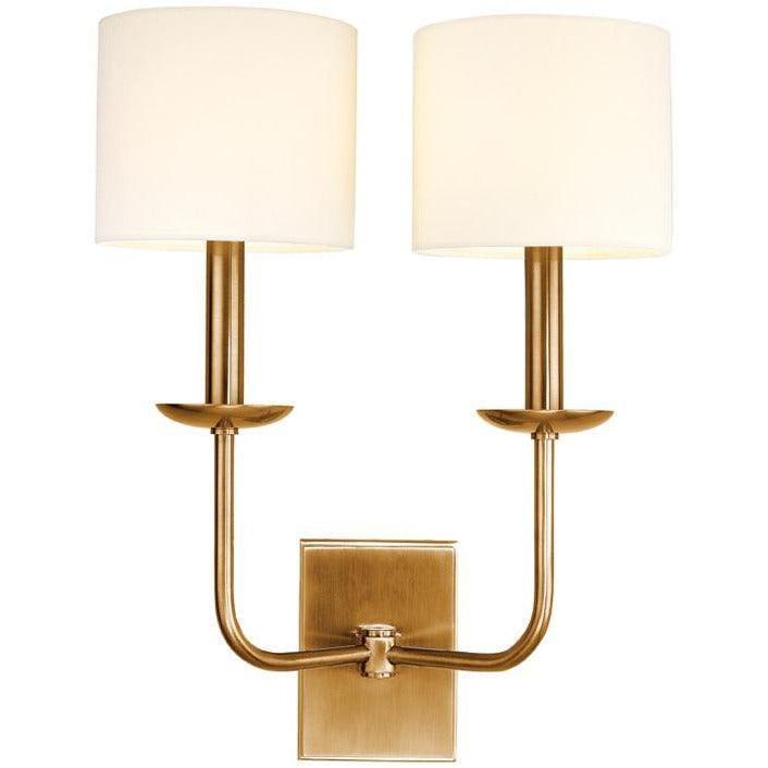 Hudson Valley Lighting - Kings Point Wall Sconce - 1712-AGB | Montreal Lighting & Hardware