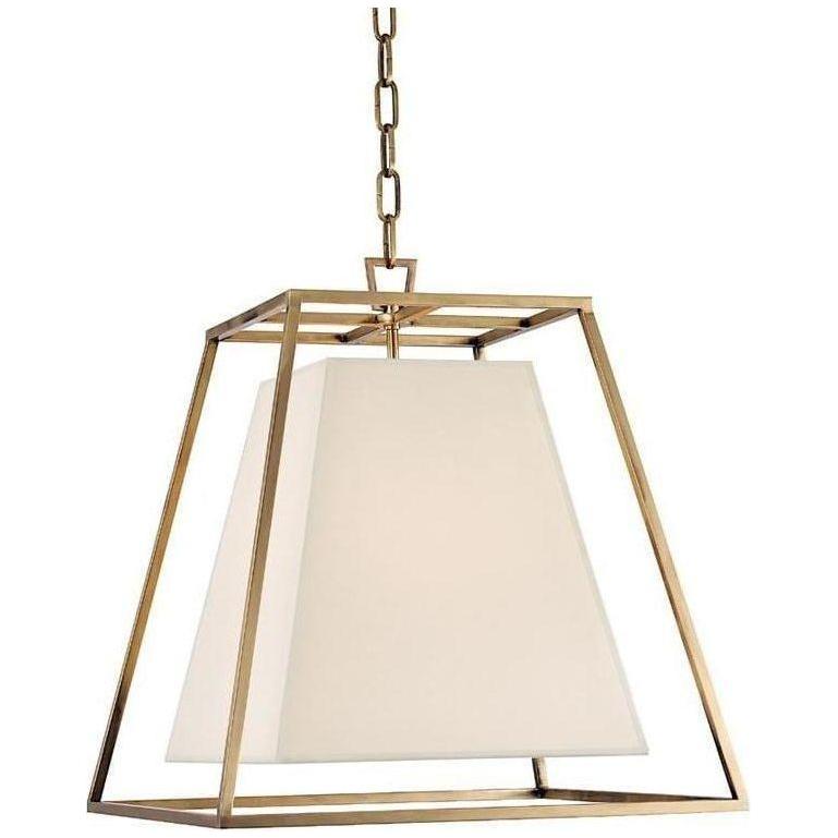 Hudson Valley Lighting - Kyle Pendant - 6917-AGB-WS | Montreal Lighting & Hardware