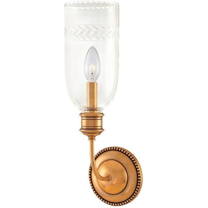Hudson Valley Lighting - Lafayette Wall Sconce - 291-AGB | Montreal Lighting & Hardware