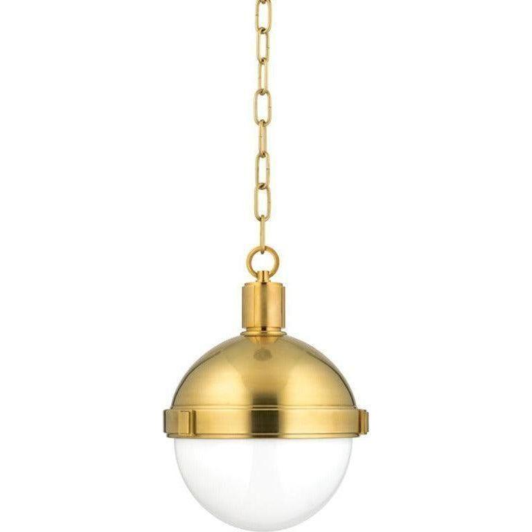 Hudson Valley Lighting - Lambert Pendant - 609-AGB | Montreal Lighting & Hardware
