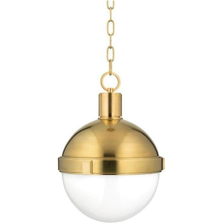 Hudson Valley Lighting - Lambert Pendant - 612-AGB | Montreal Lighting & Hardware