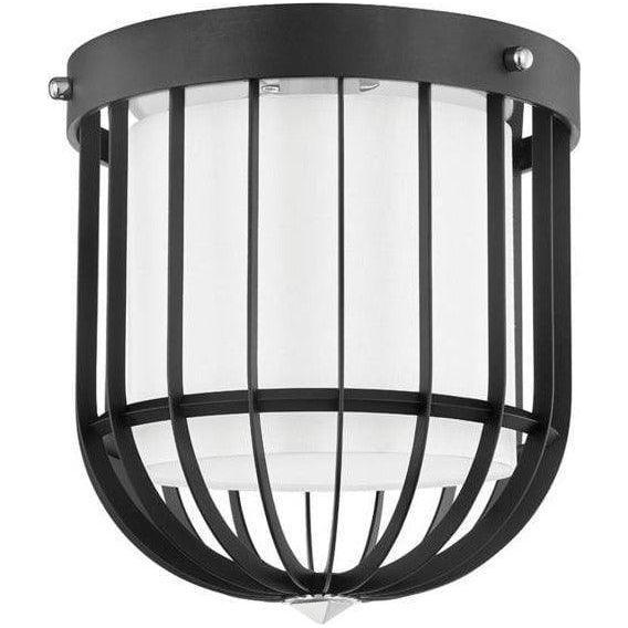 Hudson Valley Lighting - Landon Flush Mount - BKO301-PN/BK | Montreal Lighting & Hardware