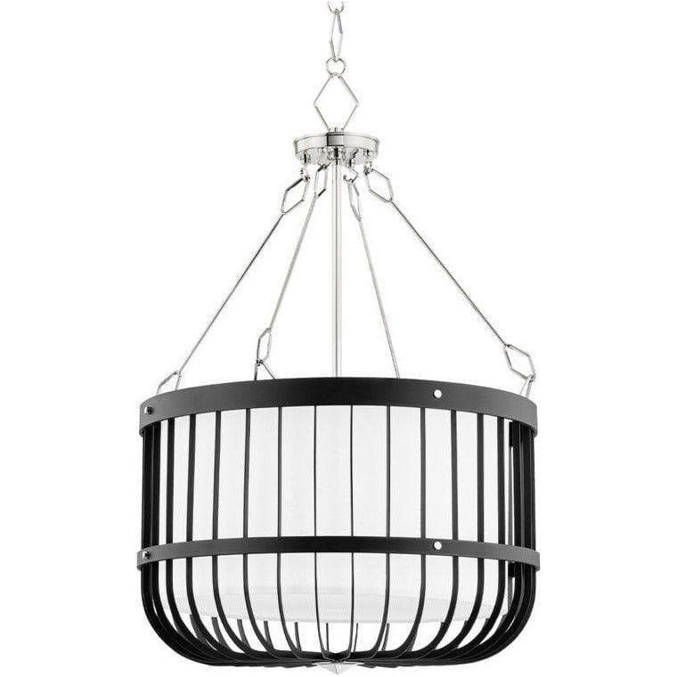 Hudson Valley Lighting - Landon Pendant - BKO303-PN/BK | Montreal Lighting & Hardware