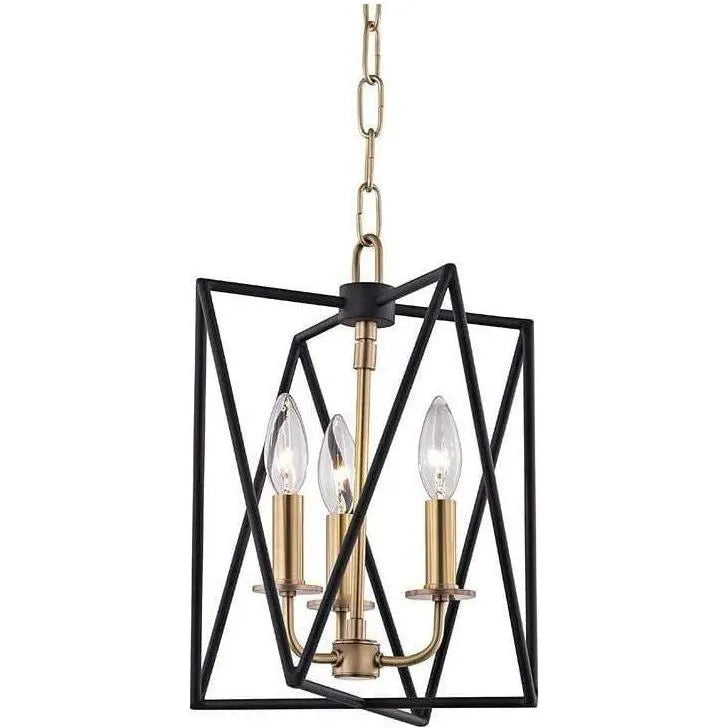 Hudson Valley Lighting - Laszlo Pendant - 1110-AGB | Montreal Lighting & Hardware