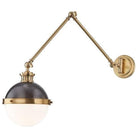 Hudson Valley Lighting - Latham Swing Arm Wall Sconce - 4011-ADB | Montreal Lighting & Hardware