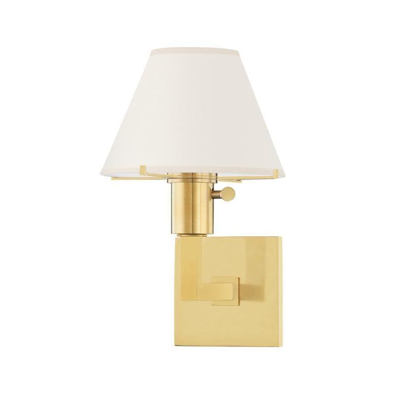 Hudson Valley Lighting - Leeds Wall Sconce - MDS130-AGB | Montreal Lighting & Hardware