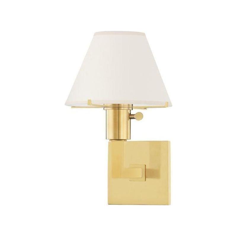 Hudson Valley Lighting - Leeds Wall Sconce - MDS130-AGB | Montreal Lighting & Hardware