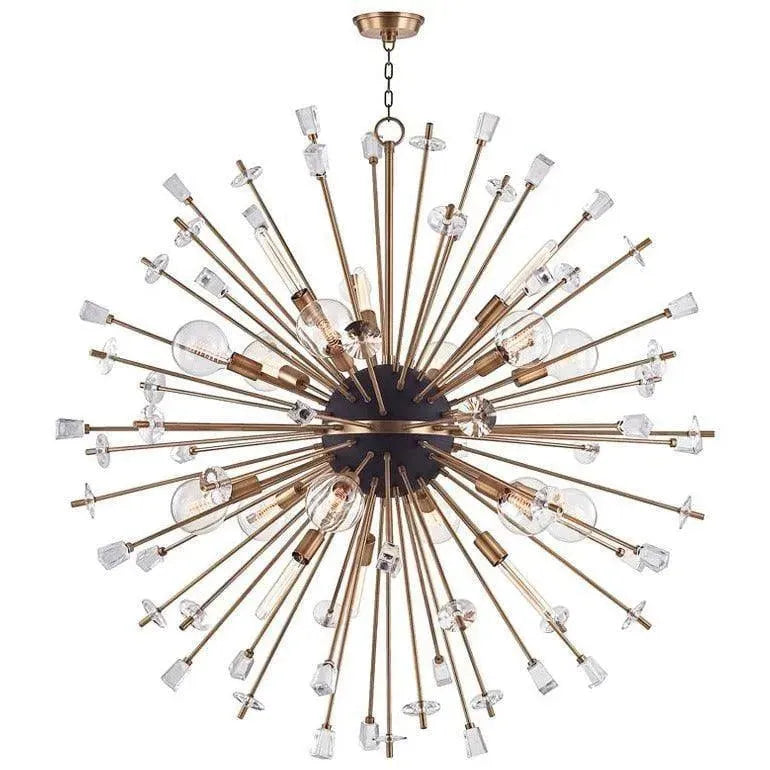Hudson Valley Lighting - Liberty Chandelier - 5060-AGB | Montreal Lighting & Hardware