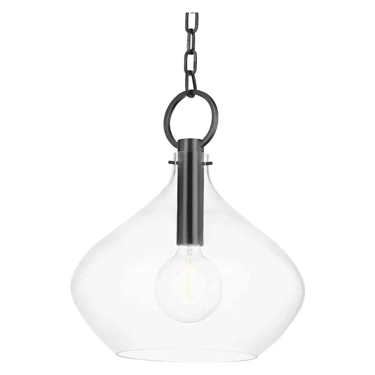 Hudson Valley Lighting - Lina Pendant - BKO253-AGB | Montreal Lighting & Hardware