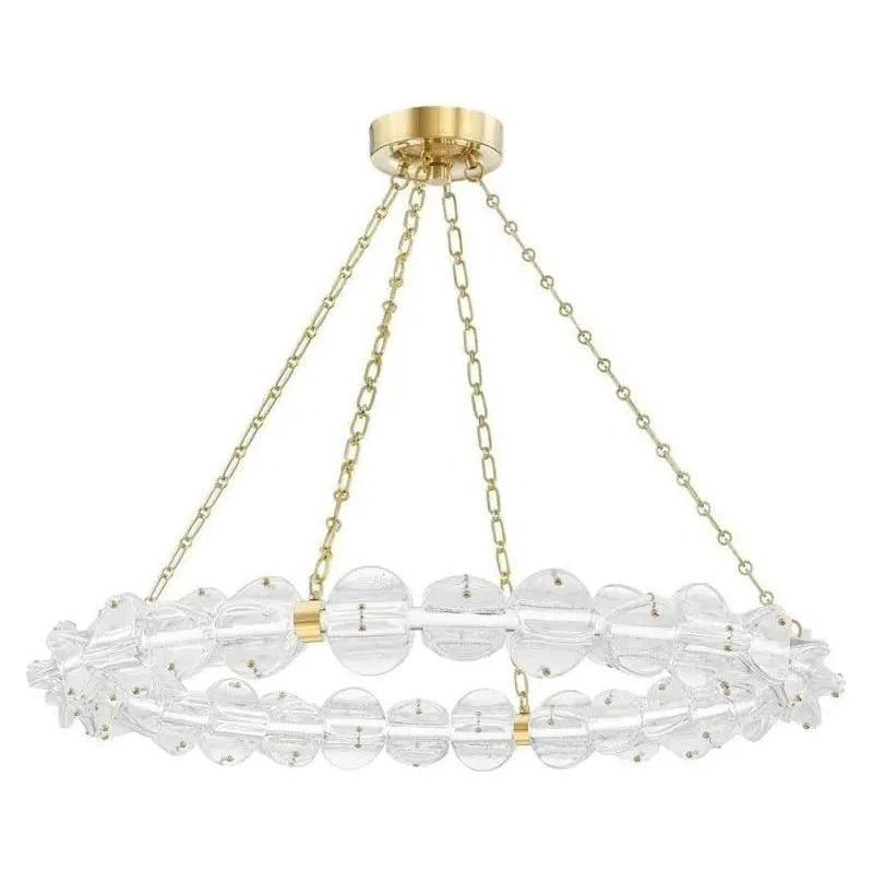 Hudson Valley Lighting - Lindley LED Chandelier - 1938-AGB | Montreal Lighting & Hardware