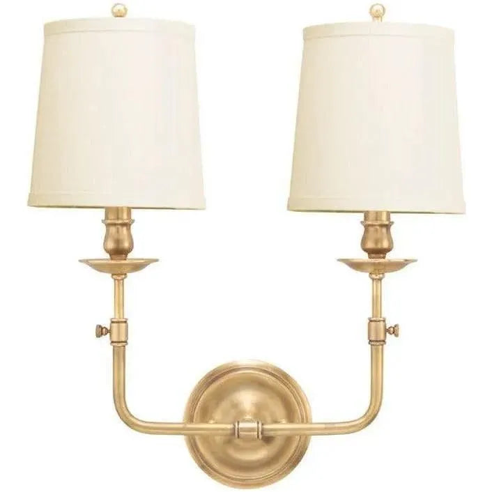 Hudson Valley Lighting - Logan Wall Sconce - 172-AGB | Montreal Lighting & Hardware