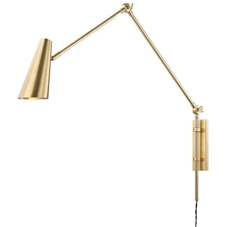 Hudson Valley Lighting - Lorne Wall Sconce - 4121-AGB | Montreal Lighting & Hardware