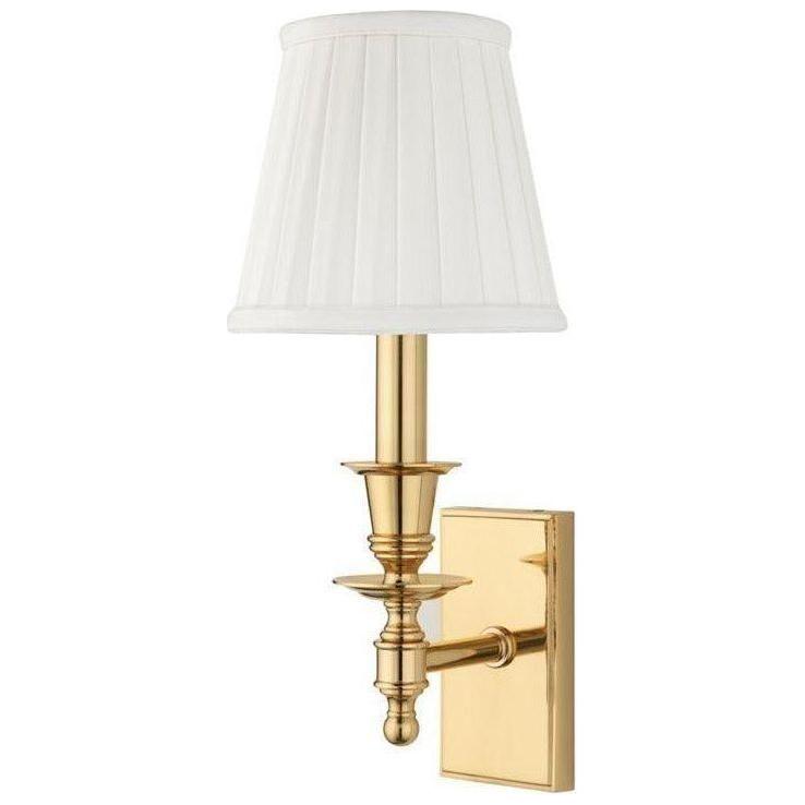 Hudson Valley Lighting - Ludlow Wall Sconce - 6801-PB | Montreal Lighting & Hardware