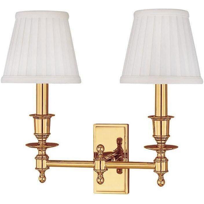 Hudson Valley Lighting - Ludlow Wall Sconce - 6802-PB | Montreal Lighting & Hardware