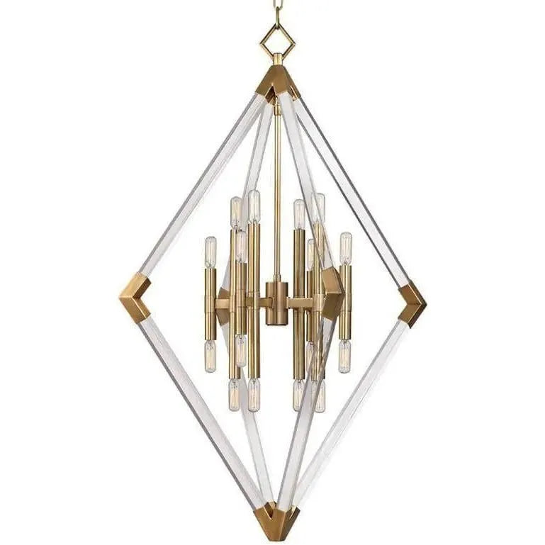 Hudson Valley Lighting - Lyons Pendant - 4630-AGB | Montreal Lighting & Hardware