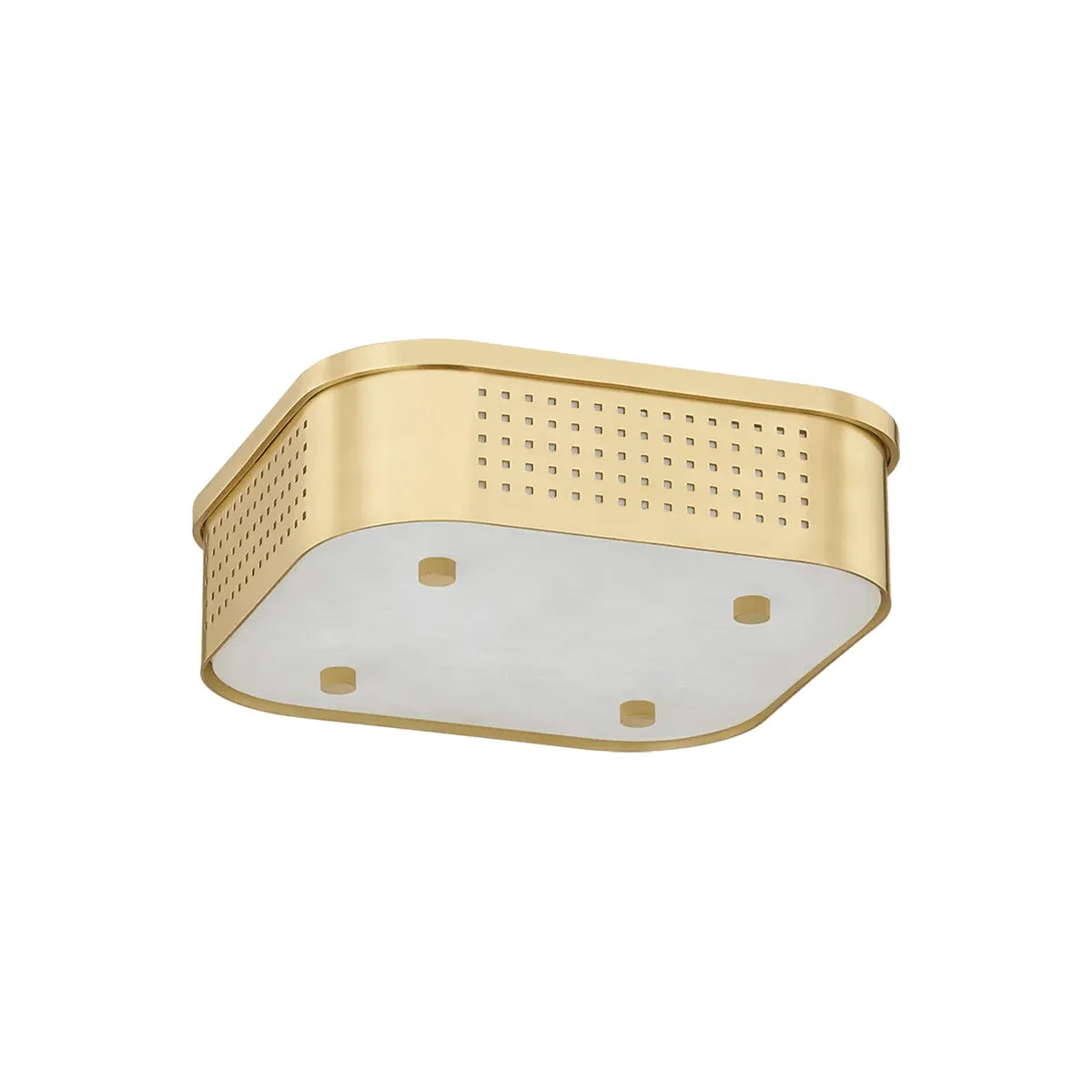 Hudson Valley Lighting - Madison Square LED Flush Mount - 4114-AGB | Montreal Lighting & Hardware
