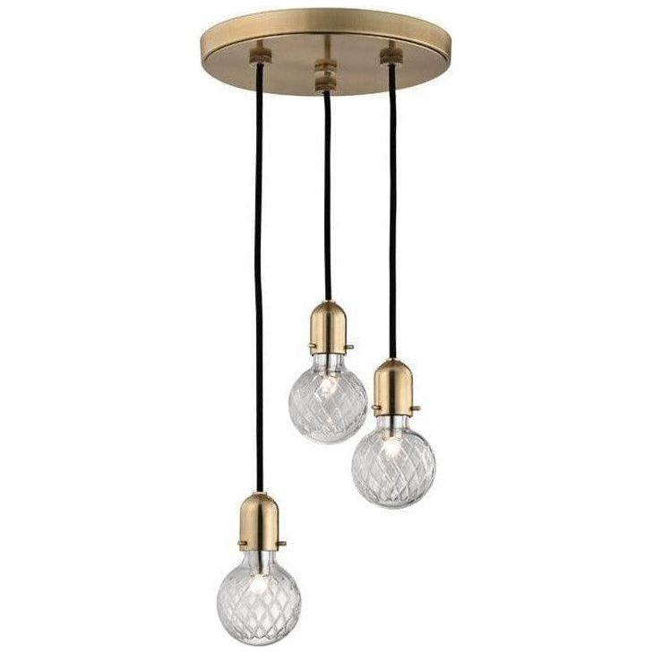 Hudson Valley Lighting - Marlow Pendant - 1103-AGB | Montreal Lighting & Hardware