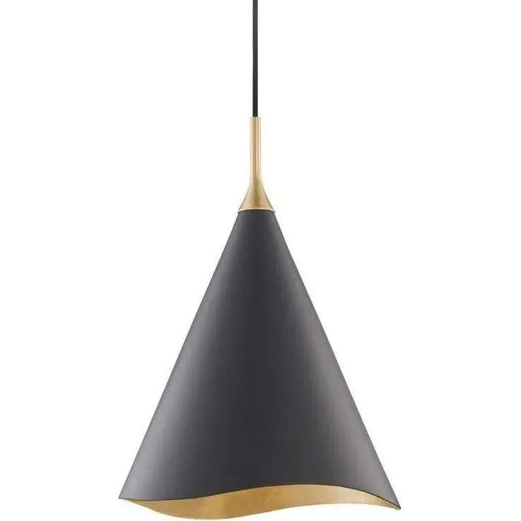 Hudson Valley Lighting - Martini Pendant - 9613-GL/BLK | Montreal Lighting & Hardware