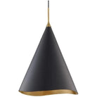 Hudson Valley Lighting - Martini Pendant - 9618-GL/BLK | Montreal Lighting & Hardware