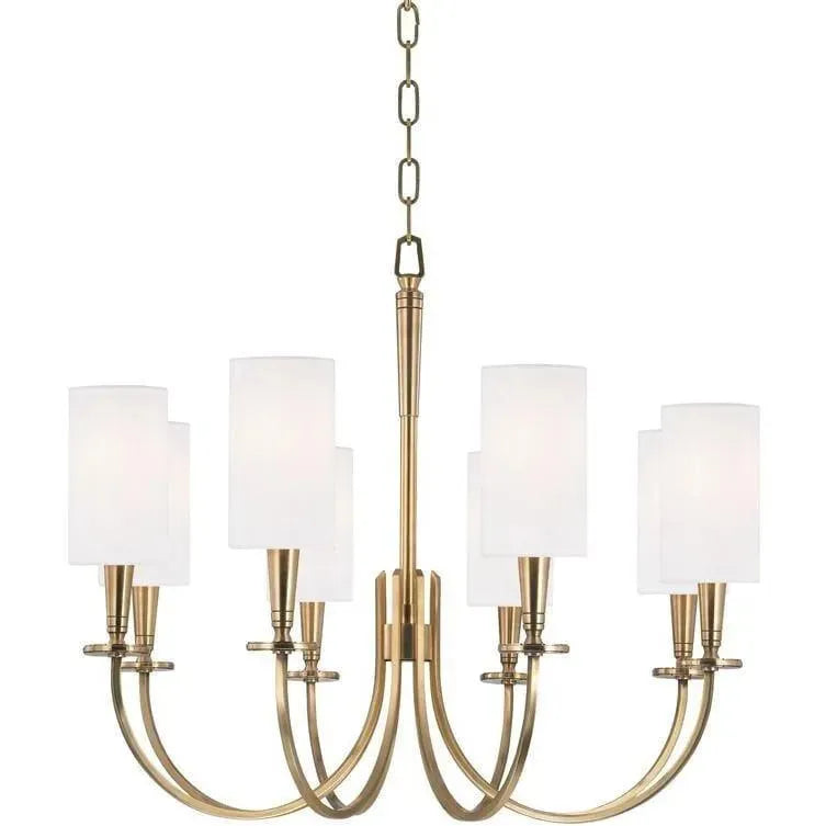 Hudson Valley Lighting - Mason Chandelier - 8028-AGB | Montreal Lighting & Hardware