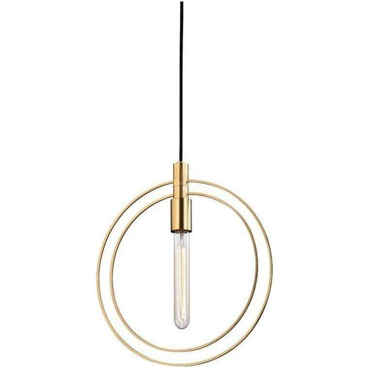 Hudson Valley Lighting - Masonville Pendant - 3050-AGB | Montreal Lighting & Hardware