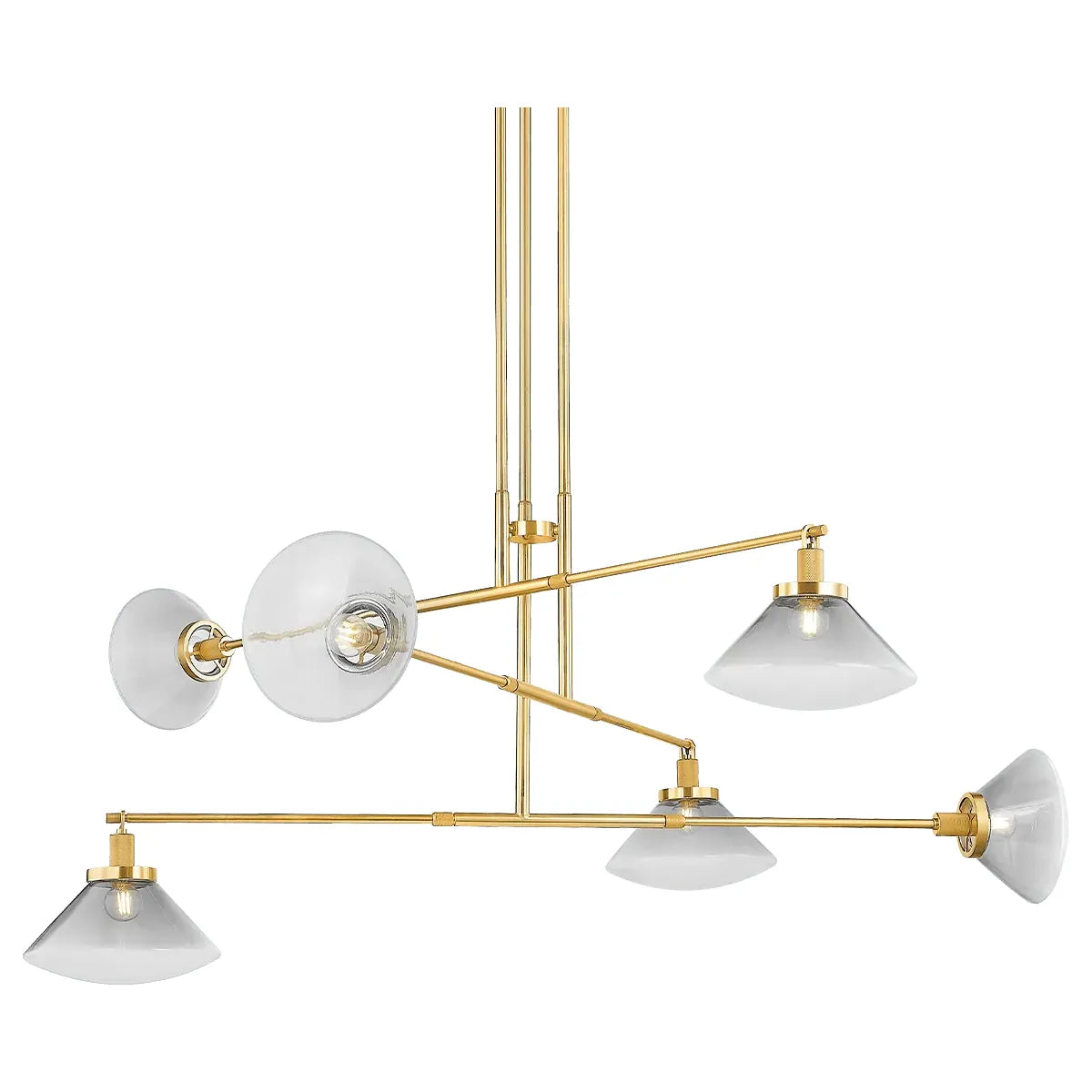 Hudson Valley Lighting - Mendon Chandelier - 1936-AGB | Montreal Lighting & Hardware