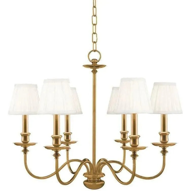 Hudson Valley Lighting - Menlo Park Chandelier - 4036-AGB | Montreal Lighting & Hardware