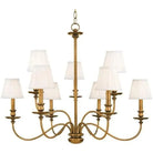 Hudson Valley Lighting - Menlo Park Chandelier - 4039-AGB | Montreal Lighting & Hardware