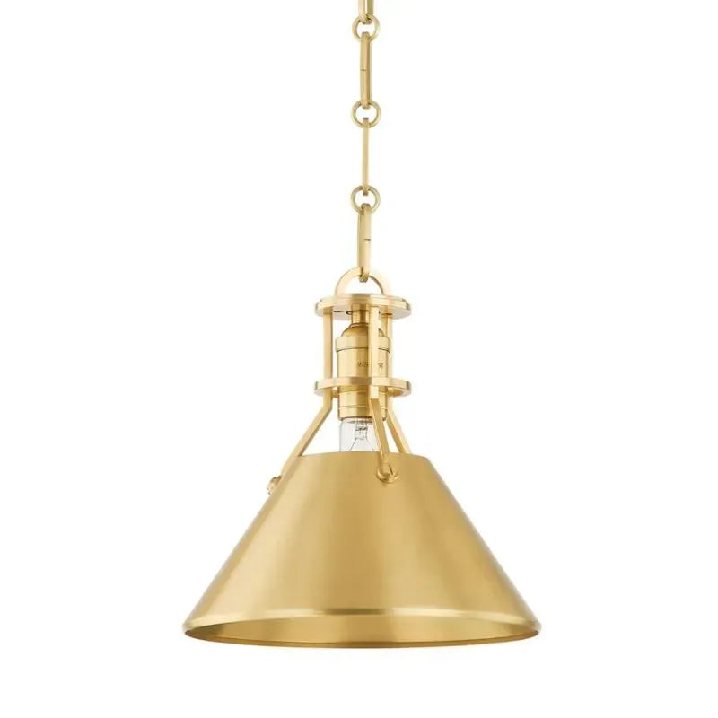 Hudson Valley Lighting - Metal No. 2 Pendant - MDS951-AGB | Montreal Lighting & Hardware