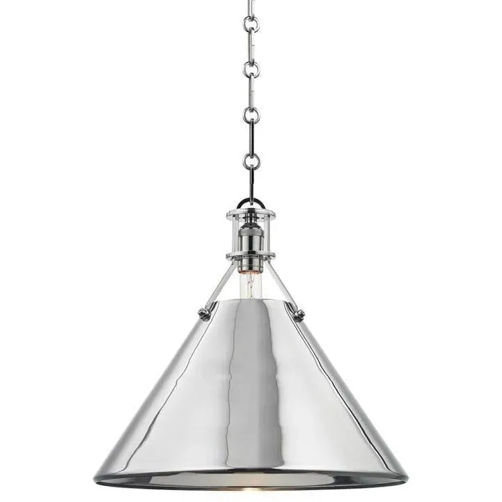 Hudson Valley Lighting - Metal No. 2 Pendant - MDS952-PN | Montreal Lighting & Hardware