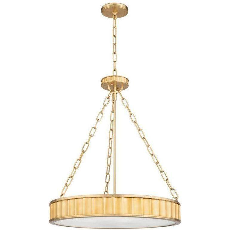Hudson Valley Lighting - Middlebury Round Pendant - 902-AGB | Montreal Lighting & Hardware