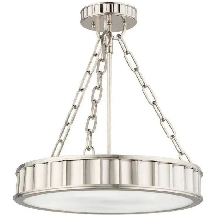 Hudson Valley Lighting - Middlebury Round Semi Flush Mount - 901-PN | Montreal Lighting & Hardware