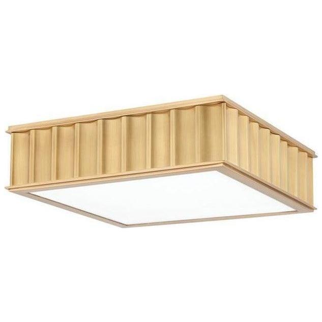 Hudson Valley Lighting - Middlebury Square Flush Mount - 931-AGB | Montreal Lighting & Hardware