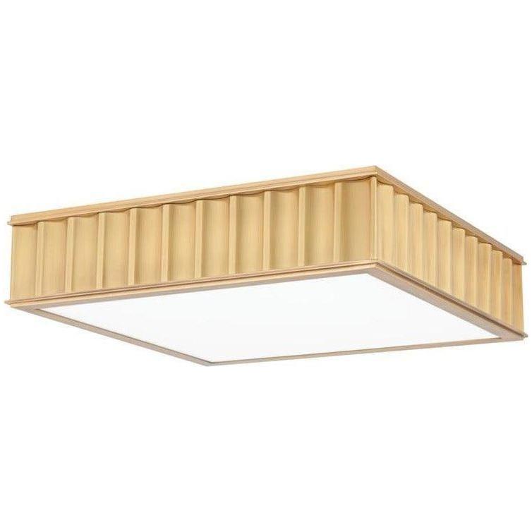 Hudson Valley Lighting - Middlebury Square Flush Mount - 932-AGB | Montreal Lighting & Hardware