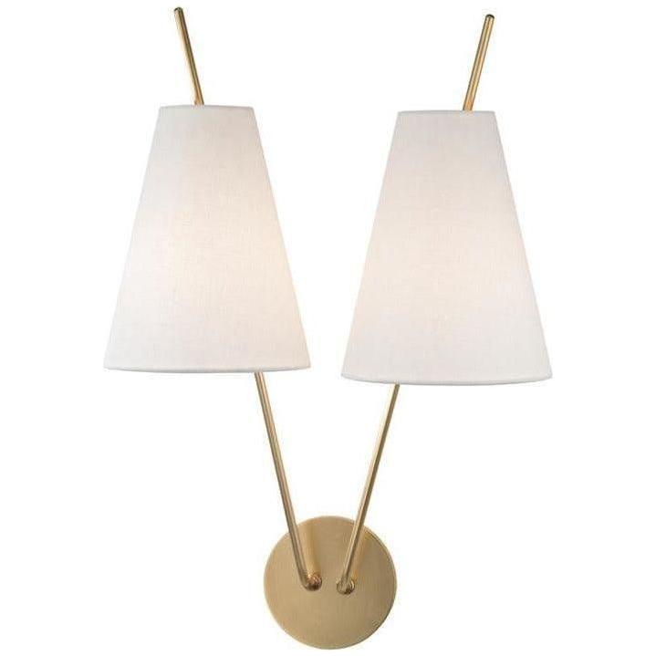 Hudson Valley Lighting - Milan Wall Sconce - 6322-AGB | Montreal Lighting & Hardware