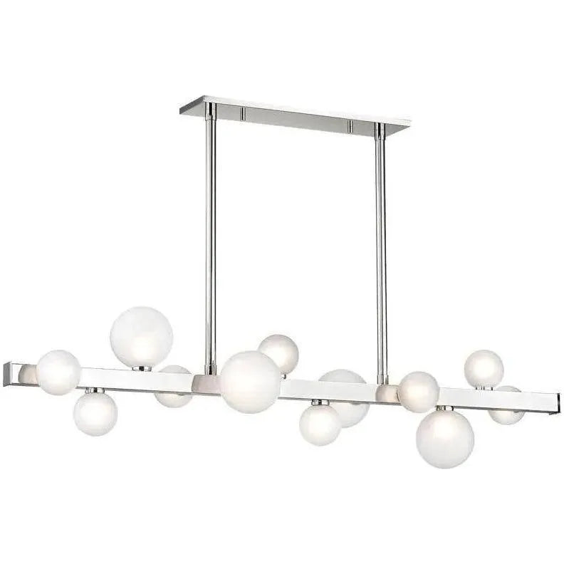 Hudson Valley Lighting - Mini Hinsdale Linear Pendant - 8744-AGB | Montreal Lighting & Hardware