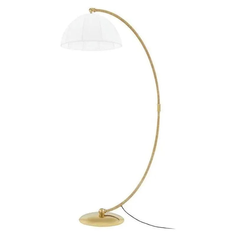 Hudson Valley Lighting - Montague Floor Lamp - L1668-AGB | Montreal Lighting & Hardware