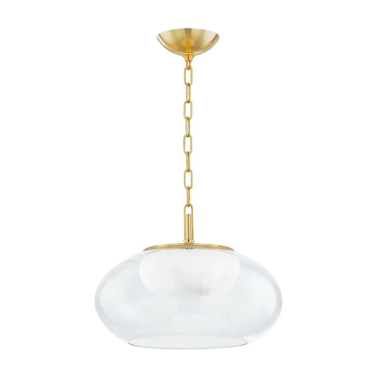 Hudson Valley Lighting - Moore LED Pendant - 9017-AGB | Montreal Lighting & Hardware