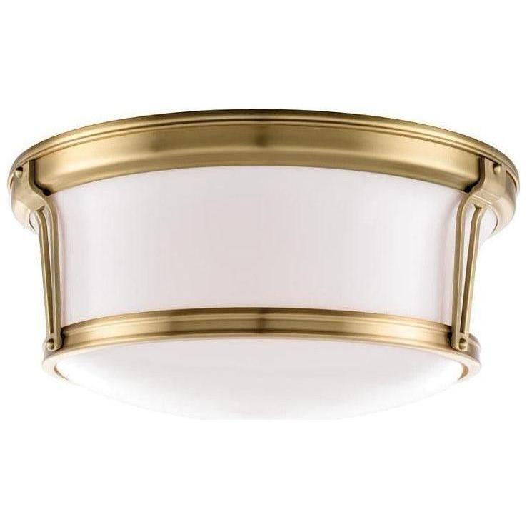 Hudson Valley Lighting - Newport Flush Mount - 6515-AGB | Montreal Lighting & Hardware