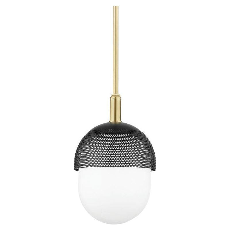 Hudson Valley Lighting - Nyack Pendant - 6109-AGB/BK | Montreal Lighting & Hardware