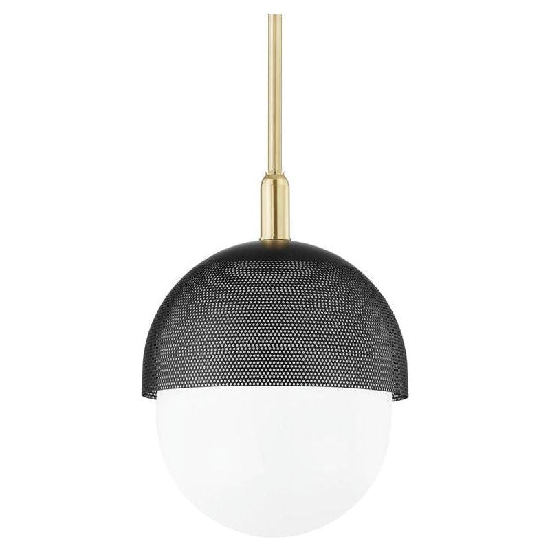 Hudson Valley Lighting - Nyack Pendant - 6114-AGB/BK | Montreal Lighting & Hardware