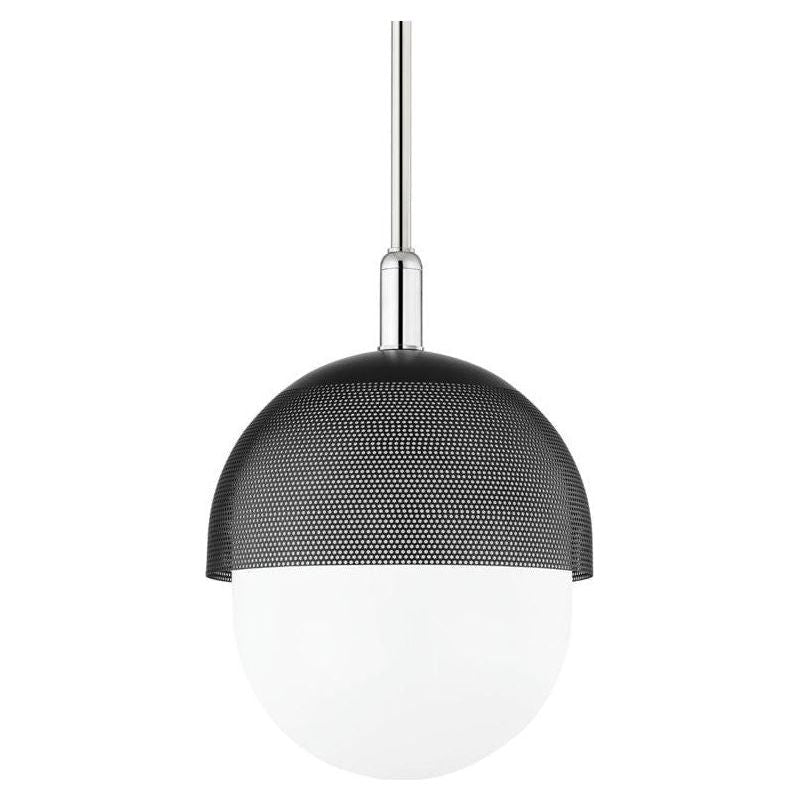 Hudson Valley Lighting - Nyack Pendant - 6114-PN/BK | Montreal Lighting & Hardware